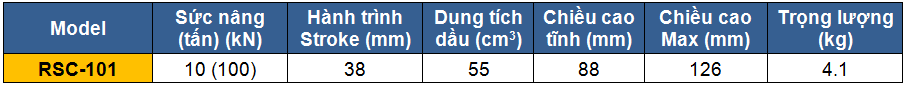 bang thong so ky thuat kich 1 chieu 10 tan 38 mm
